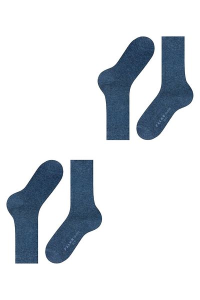 FALKE Herren Socken Swing 2er-Pack - Herren, Strümpfe,Twopack, Uni, 39-46