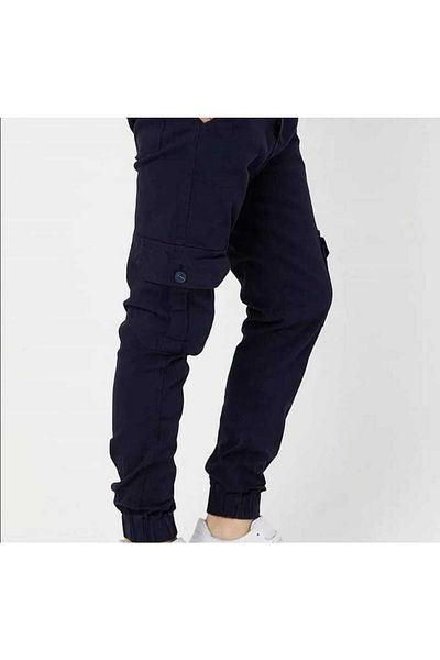 AZRA ÇOCUK GİYİM Linen Korgo Pocket Canvas Trousers