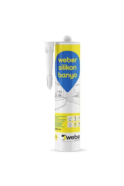WEBER Silikon Banyo 280 Ml (şeffaf)