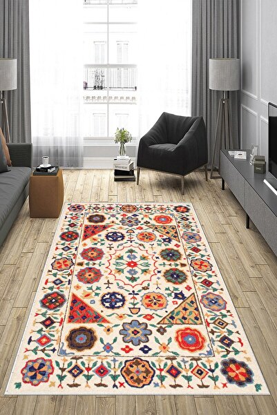 Halise Home Yıkanabilir Kaymaz Tabanlı Leke Tutmaz Dört Mevsim Halı Yolluk