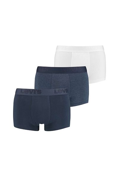 Levi's LEVI´S Herren Trunks – Premium Trunk, Baumwollstretch, 3er-Pack