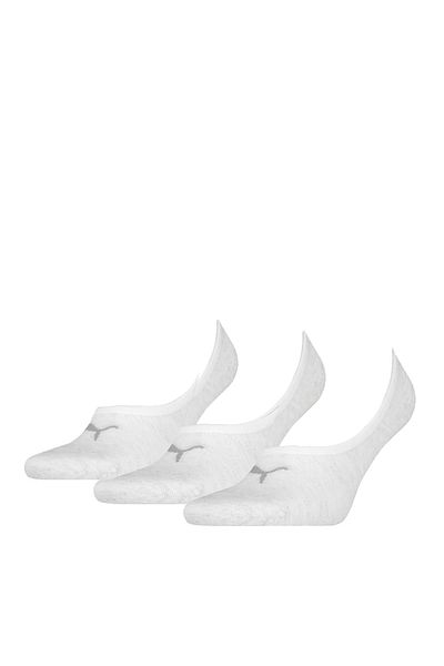 Puma Unisex Füßlinge, 3er Pack - Footie, einfarbig