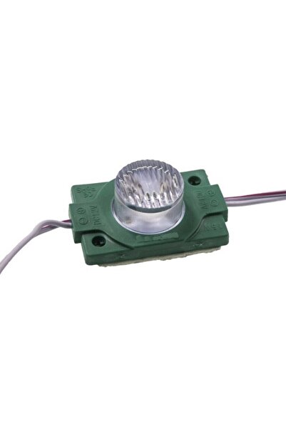 Hazar Led 12 Volt 1.5 Watt Tek Mercekli Modül Led Yeşil (10 ADET)