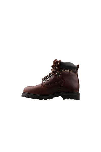 Caterpillar Cat Tennessee Dark Brown Crazy Leather Παιδικές Καθημερινές Μπότες 015f 101088   Καφέ