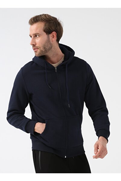 SÜVARİ Kapüşon Yaka Lacivert Erkek Kazak Tr2013700303