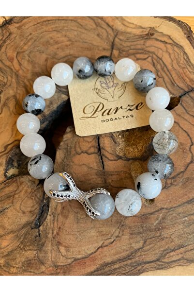 parze doğaltaş Rutilli Kuvars Bileklik