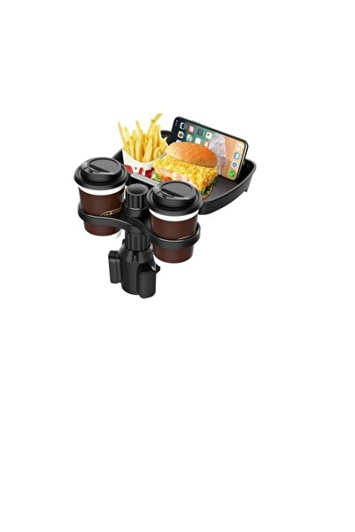 SIGHTZER Çok Fonksiyonlu 360 Derece Dönen Araba Tepsi  Telefon ve  Bardak Tut...