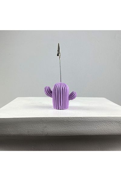 oasis decoration Lilac Cactus Note Holder