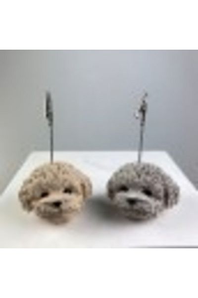 oasis decoration Antique Dog Note Holder Set