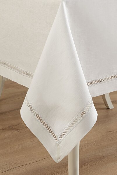 ÖDEL HOME Linen Intermediate Lace Table Cloth
