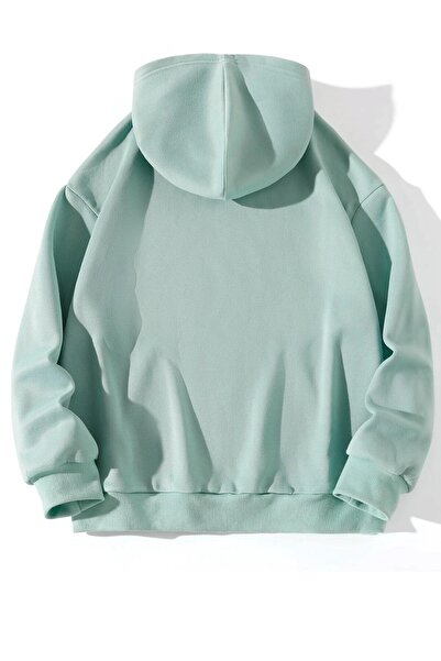 MODAGEN Світшот унісекс м'ятно-зелений Сан-Франциско з принтом з капюшоном