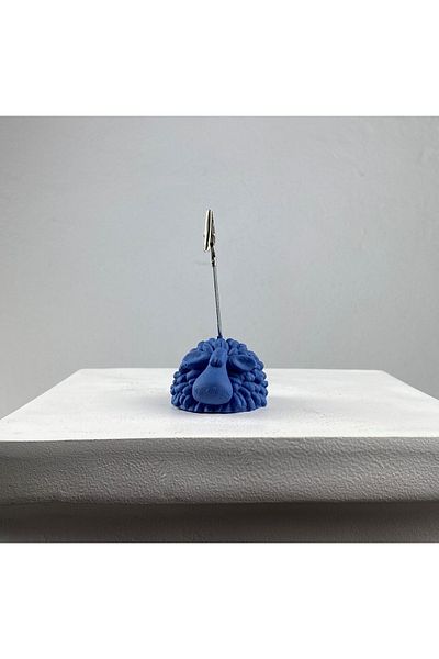 oasis decoration Gray Blue Lamb Note Holder