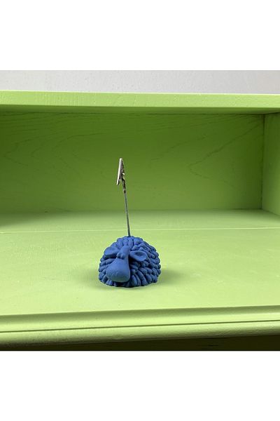 oasis decoration Gray Blue Lamb Note Holder