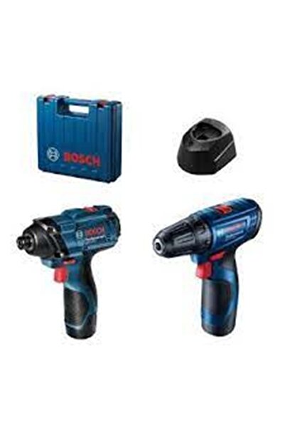 Bosch Gsr 120-lı + Gdr 120-lı(2x2.0ah;plastik Taşıma Çantalı)