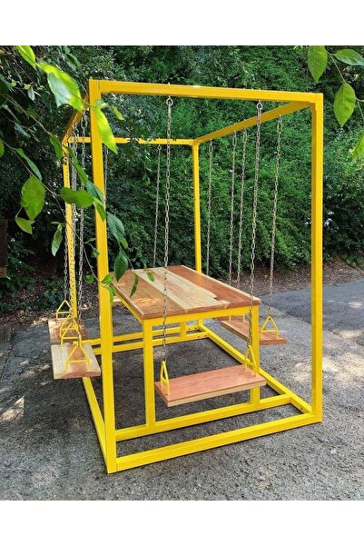 Hediye365 Sarı Salıncak Masa 120x200x180cm