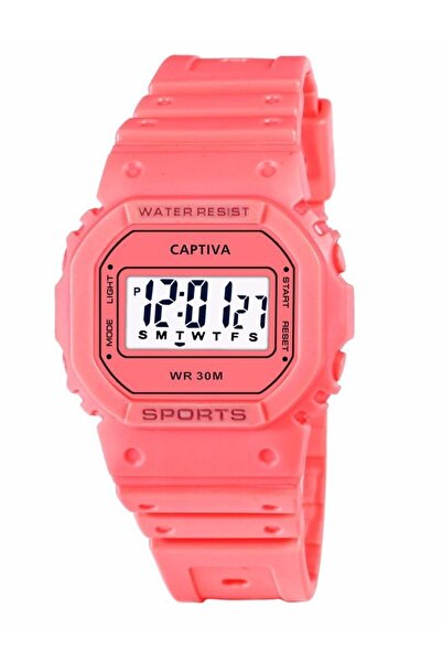 captiva Girl's Illuminated Waterproof Wristwatch with Alarm