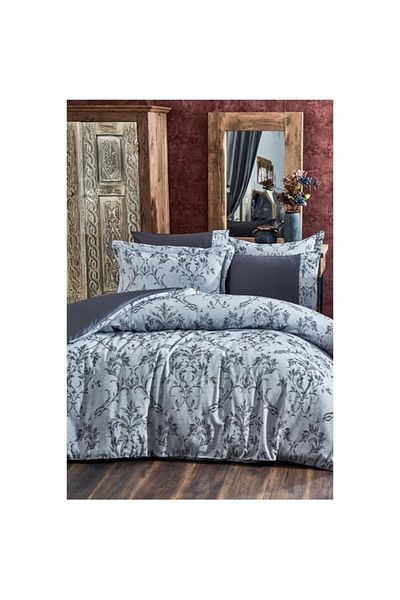 Ecocotton Σετ Παπλωματοθήκη Sapphire Διπλό Γκρι 220x220