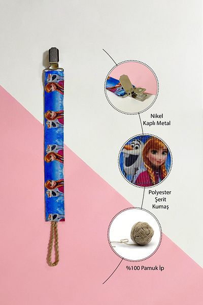 lilamtasarım Suitable for Color Changing Pacifiers, Strap, Chain and Figure Pacifier