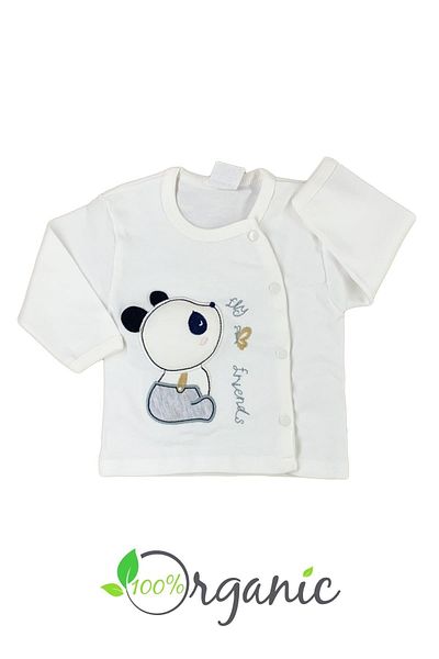 Minikel Cute Panda 2 Piece Set with Booties