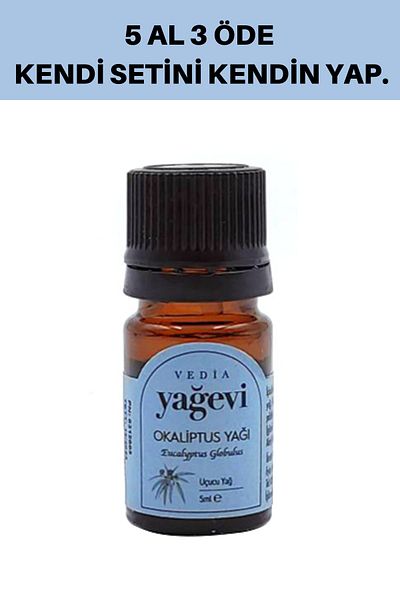Yağevi 5 ml 100% Pure Eucalyptus Essential Oil