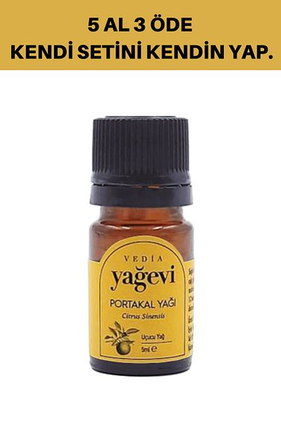 Yağevi Orange Oil - Pure and Essential 5 ml