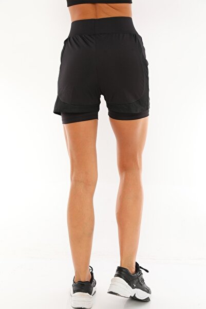 DeChival 2 Adet Sporcu Taytlı Şort