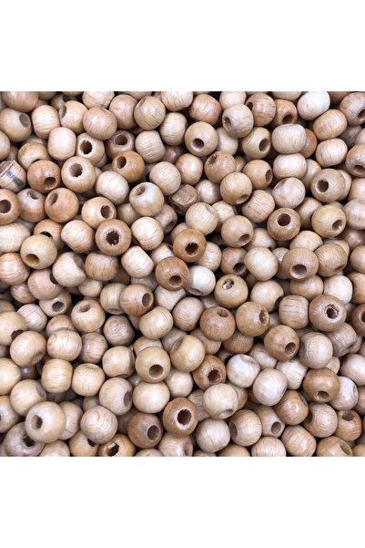 Yumuşakkeçe Drvene okrugle perle polirane 8 mm 50 komada