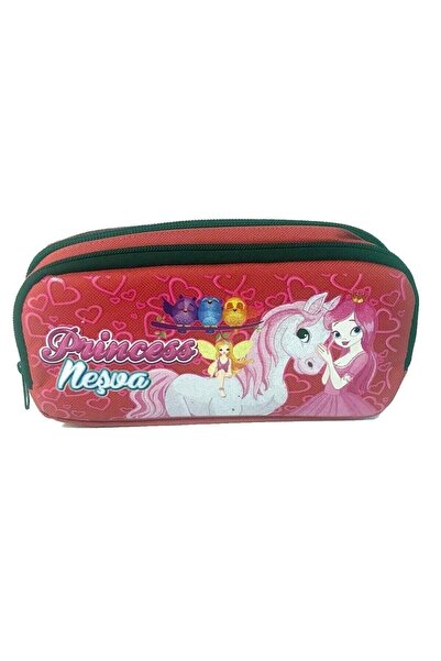 Pippa Ikili Çift Gözlü Kalem Çantası Kalemlik Kız