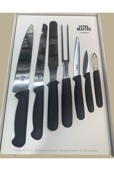 Wenger Grand Maitre310132 Professional Chef Knife Set Stainless Steel Swiss Made Chef Knife Set 7