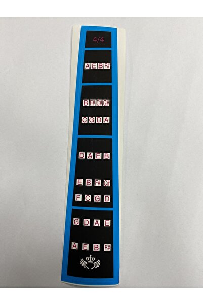 AMMAR Keman Nota Yerleri Violin Sticker