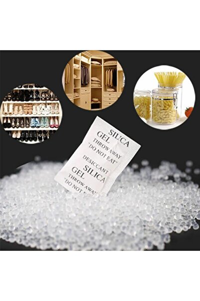 KEEPSAKE 100 Gr 20 Adet Silikajel Nem Alıcı Silika Jel Rutubet Önleyici Küf Giderici Silica Gel