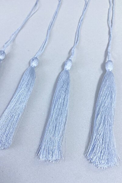 Hobigram Ανοιχτό Γκρι Μακρύ Καπέλο Διακοσμητικό με Φούντα 1 Πακέτο 10 Τεμάχια...