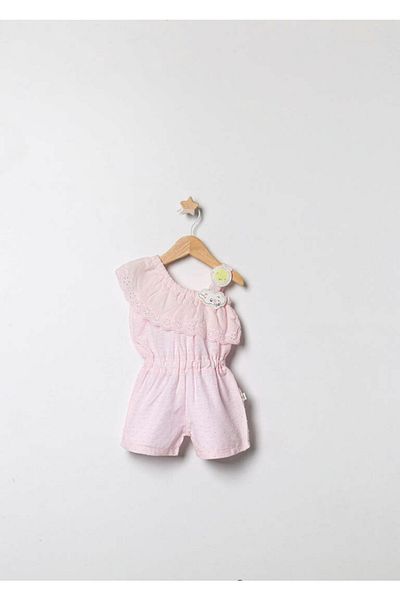 NAYİNOMS Single Shoulder Thick Strap Summer Baby Jumpsuit Dress