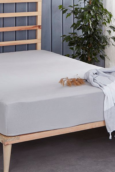 BONJARDİNHOME Combed Cotton Elastic Sheet for Single Person