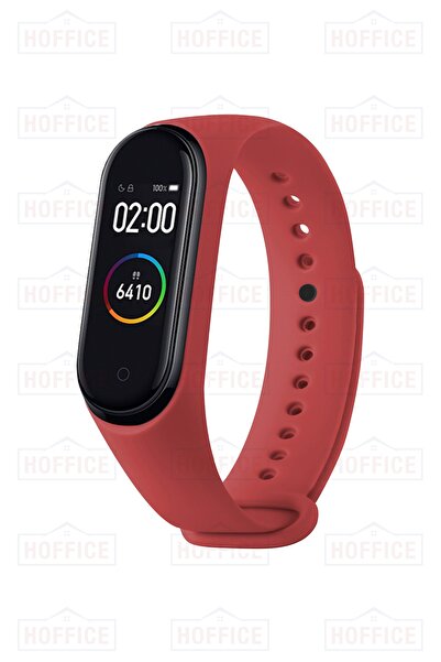 HOFFICE Xiaomi Mi Band 3/4 Uyumlu Yüksek Kalite Silikon Kordon (sadece Kordon...