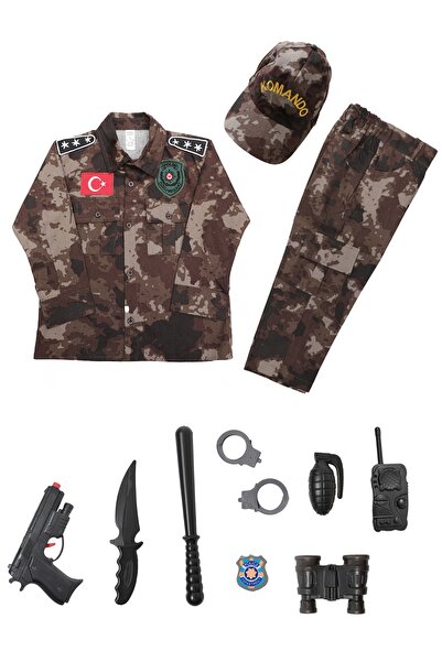 KARAMANSTYLE Çocuk Özel Harekat Kıyafeti Kostüm Ve Oyuncak