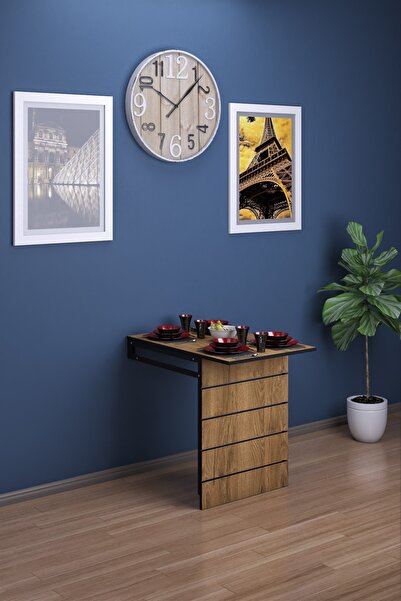 moka park avm Fulya Duvara Monte Katlanbilir Pratik Yemek Masası Balkon Masası Çalışma Masası