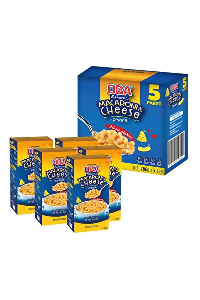 Oba Makarna Macaroni And Cheese (MAC & CHEESE) 5'li Karma Lezzet Kolisi 11'li