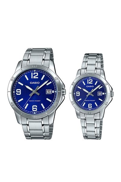 Casio Mtp-ltp-v004d-2budf Couple Wristwatch (women-men)