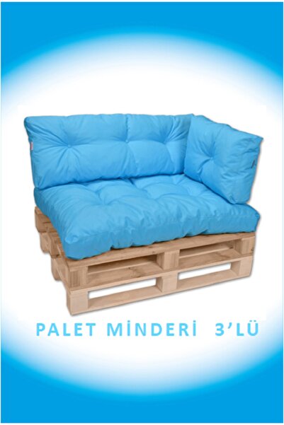 DEKOSOY Dış Ve Iç Mekan Palet Bahçe Balkon Havuz Başı Yer Minderi Koltuk Mind...