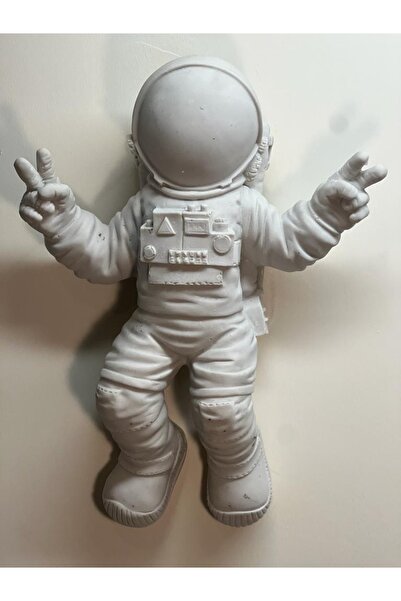 MKESSHOP Dekoratif Dev Astronot Heykeli - Duvar Modeli Ham (47X35CM)