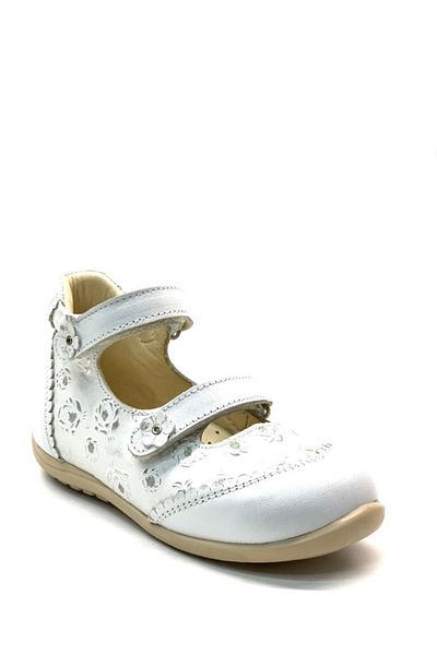 Tuğba Ortopedi 72-1 Full Orthopedic 100% Genuine Leather Baby Girl White Shoes