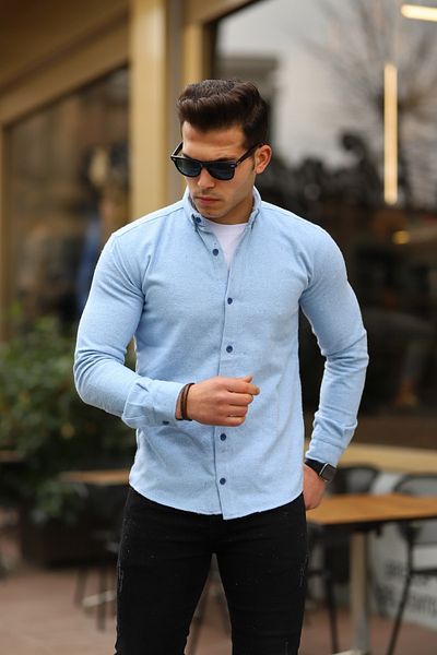 YNGMENCLASS Slim Fit Ξυλοκόπος πουκάμισο