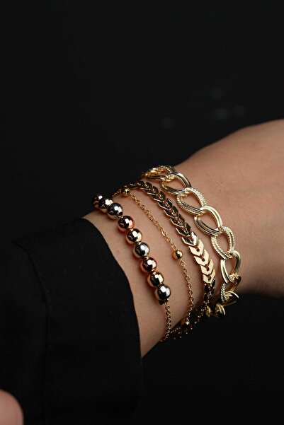 Jack Ferrero Dorikalı Dörtlü Kadın Bileklik Seti