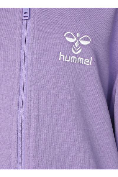hummel Printed Girl's Purple Sweatshirt921599-3848 Hmlfelıas Zip Hoodie