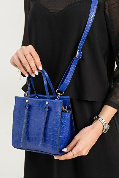 ESTUTE Γυναικεία τσάντα ώμου και χεριού με κόμπους Mini City