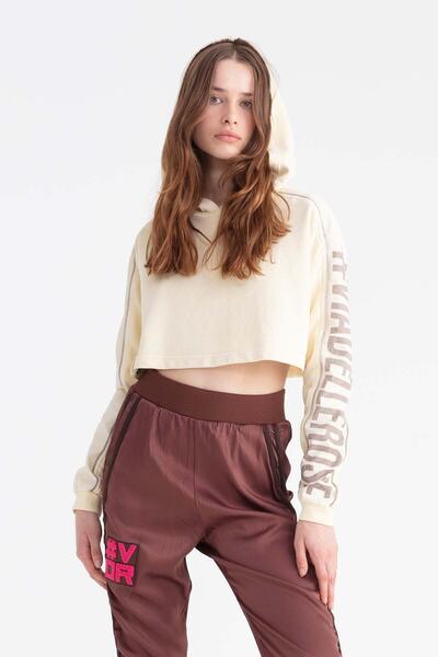 VDR Pastel Sarı Sweatshirt 11274