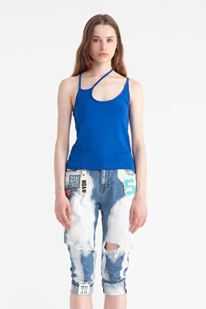 VDR Saks Blue Tank Top 11148