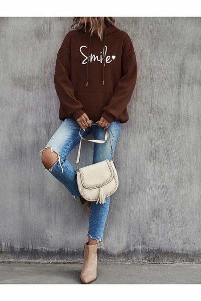 DAXİS Sportwear Company Φούτερ-φούτερ με κουκούλα με στάμπα Unisex