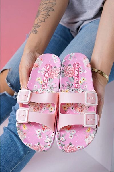 GEZER Women's Home Slippers Garden Pool Sea Slippers
